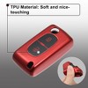 Unique Bargains Silicone Car Smart Key Fob Case Cover for Peugeot 207 307 308 407 3008 1 Pc - 3 of 4