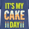 Girls' - Instant Message - Its My Cake Day Fitted Short Sleeve Graphic T-Shirt - 2 of 4