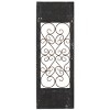 Olivia & May Traditional Wood Scroll Window Inspired Wall Decor with Metal Scrollwork Relief Brown: Vertical Iron Frame, Carved Art Object - 4 of 4