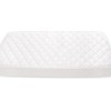 Aoibox Waterproof Crib Mattress Protector Fitted Quilted Pad Soft Absorbent Noiseless White 52 x 28 Inch Machine Wash - 2 of 4