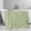 Zero Twist Waffle Textured Cotton Medium Weight Towel Set by Blue Nile Mills - 2 of 4