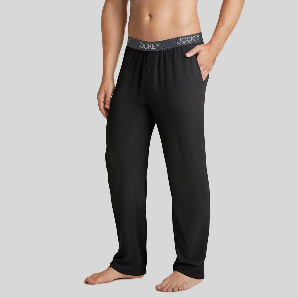 Photos - Other Textiles Jockey Generation™ Men's Ultrasoft Pajama Pants - Black S coffee