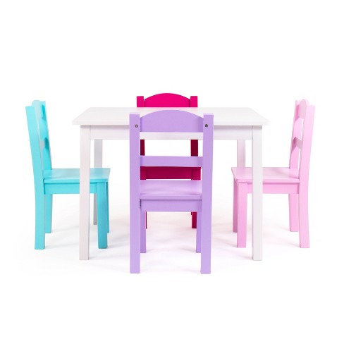 Tot tutors table outlet and 4 chairs