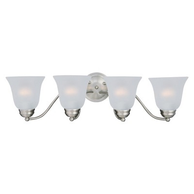 Maxim Lighting Basix 4 - Light Vanity in  Satin Nickel
