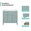 36 Inch Bathroom Vanity, Bathroom Vanity With 3 Drawers, Storage Space, Solid Wood Frame - 3 of 4