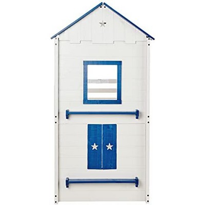 Starlight Hideaway Twin Bunk Bed in Rustic Gray Pine