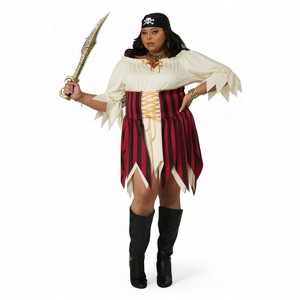 California Costumes Sea Pirate Plus Size Costume - 1 of 4