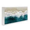 Stupell Industries Foamy Beach Coast Deep Ocean, 24" x 10" - 3 of 4