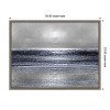 Amanti Art Silver Seascape III by Michelle Matthews Framed Canvas Wall Art - 4 of 4