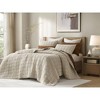 Harbor House 3Pcs Solid Color Lightweight Quilt Set, Garment Wash Box Stiching Cooling Quilt with Matching Pillow Shams - 2 of 4