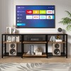 VECELO 65 Inches TV Stand, Entertainment Center with Storage Shelves & Hooks, 3-Tier Modern Wooden Console Table - 3 of 4