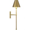 Savoy House Jefferson 1 - Light Wall Light in  Warm Brass - 2 of 4