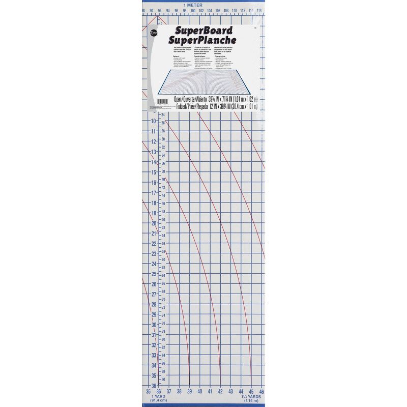Dritz Foldable Superboard: Durable Kraft Paper Craft Mat, Imperial & Metric Markings, Ideal for Fabric Cutting & Home D&#233;cor Projects, 1 of 6