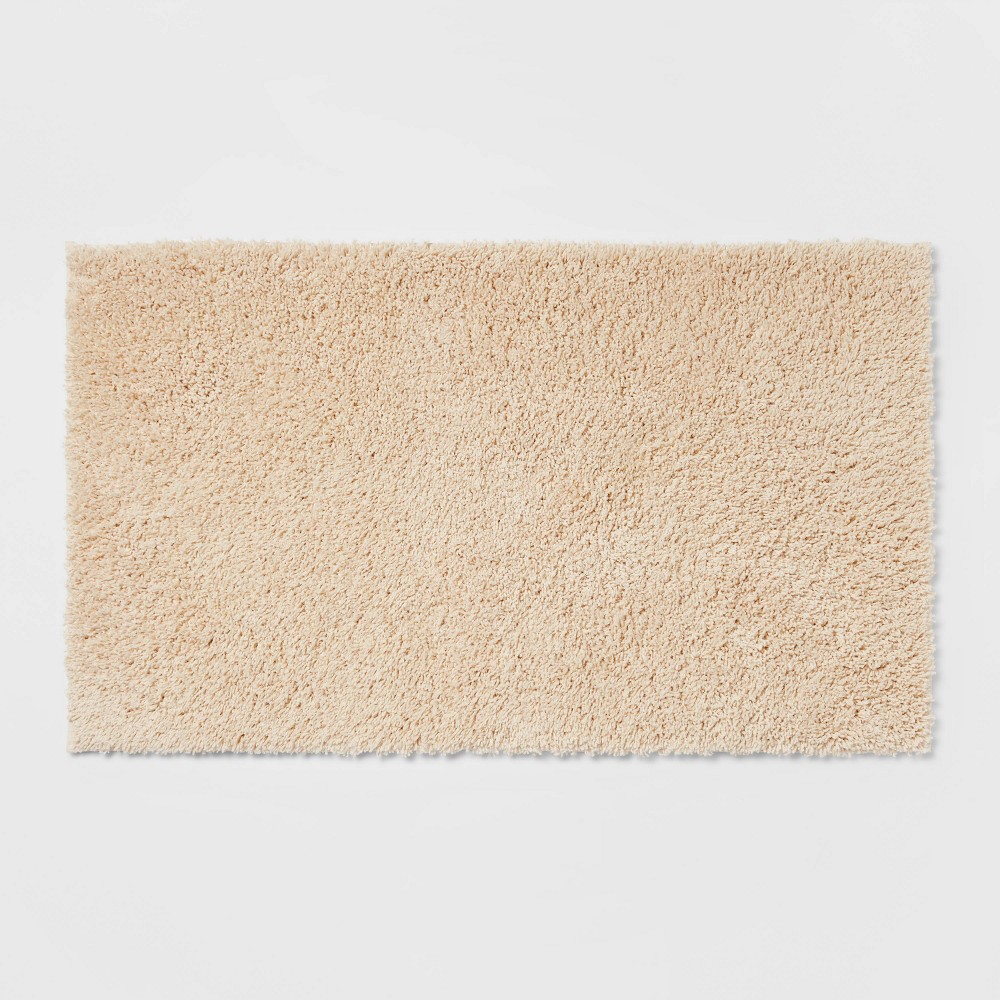  Antimicrobial Bath Rug Tan