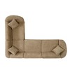 104" L-Shaped Sectional Sofa with Chaise, BouclÃ© Upholstery - 4 of 4