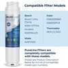 PURELINE Refrigerator Water Filter Replacement for Bosch Ultra Clarity 644845,9000194412, 9000077104, REPLFLTR10 and Miele KWF1000 (3 Pack) - 3 of 4