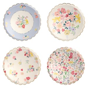 Meri Meri English Garden Dinner Plates (Pack of 8) - 1 of 4