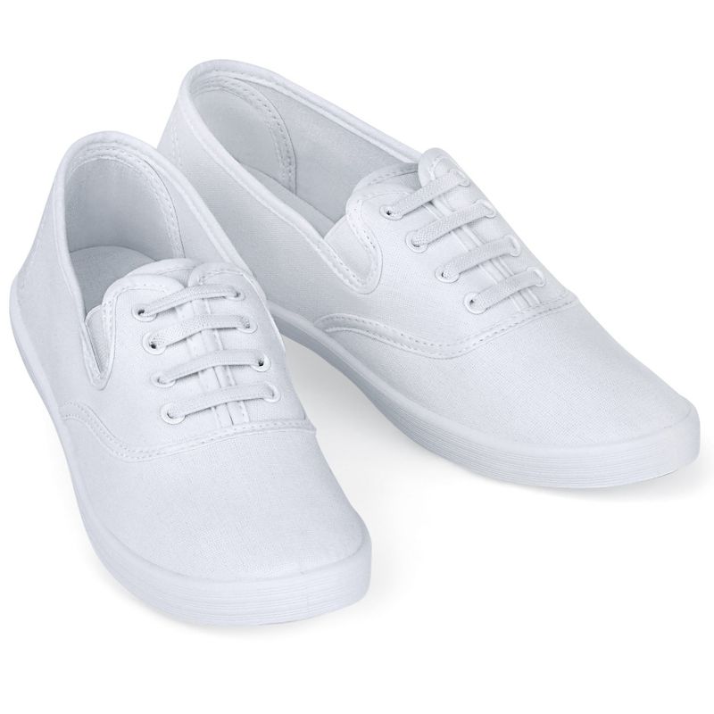 Collections Etc Casual & Comfy Lightweight Slip-on Stretch Canvas Sneaker, 2 of 5
