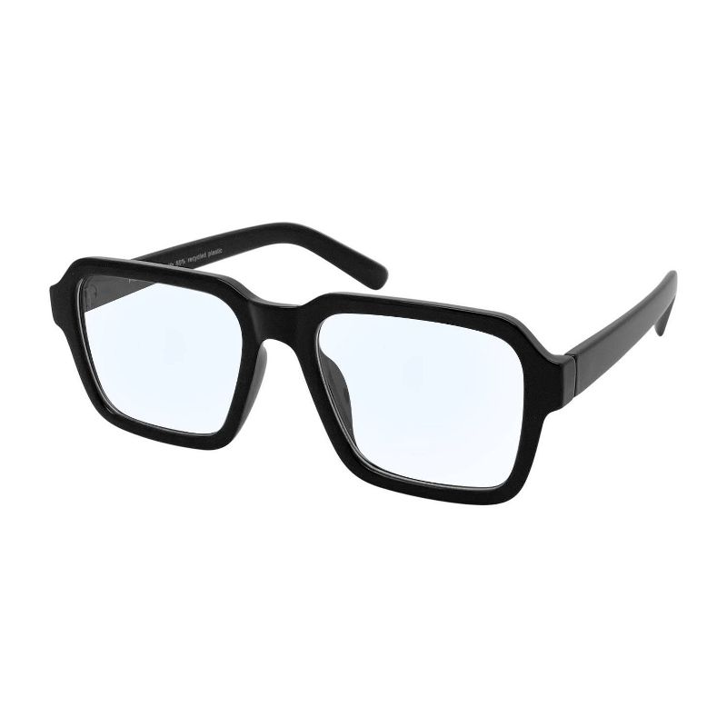 Square Blue Light Filtering Glasses - Wild Fable&#8482; Black, 2 of 3