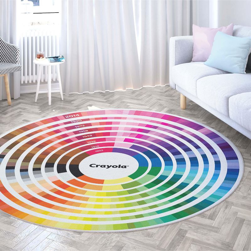 Crayola Color Wheel Multicolor Area Rug by Well Woven, 5 of 8