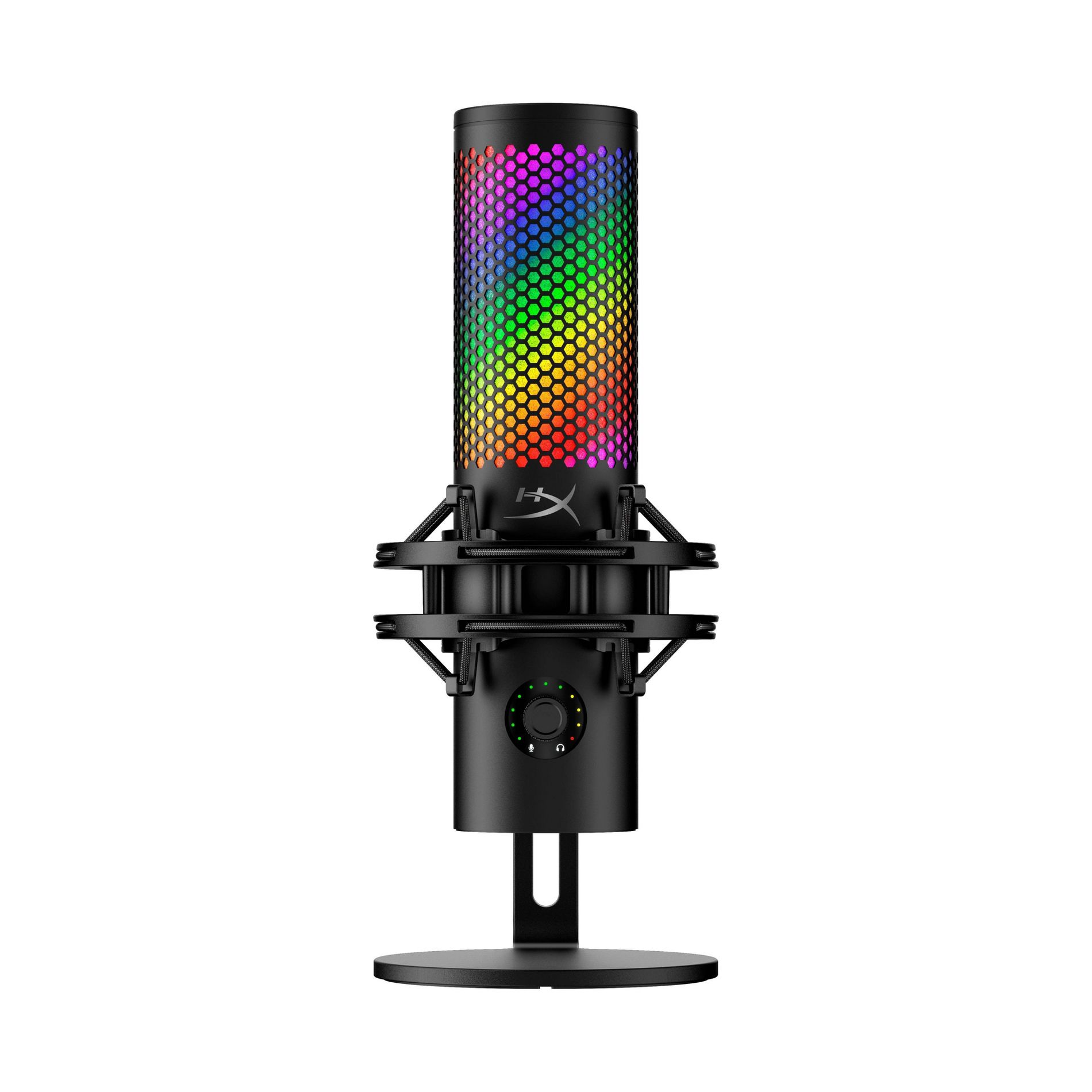 HyperX Quadcast 2 S RGB USB Condenser Gaming Microphone for PC: PlayStation, Mac-Compatible