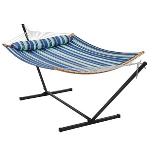 Yaheetech Padded Hammock with Universal Steel Stand - 1 of 4