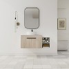SEVOBAL Bathroom Vanities 42 Inch Modern Design Float Bathroom Vanity With Ceramic Art Sink Door for Bathroom, White, 41.5"*18.9"*23" - 4 of 4