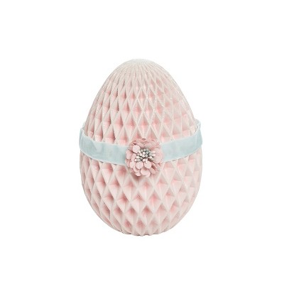 Gallerie II Pink Honeycomb Egg Easter Figurine