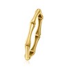 Pure Collection by Ross-Simons Italian 14kt Yellow Gold Bamboo-Style Ring - 2 of 4