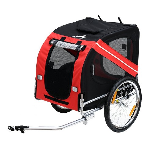 Aosom Bicycle Cargo Trailer, Utility Bike Cart, Travel Luggage