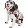 Pet Life (R) Luxe Furracious Cheetah Patterned Mink Designer Fashion Fur Dog Coat - 2 of 4