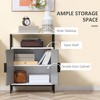 NicBex File Cabinet with 1 Shelf,Office Cabinet with Round Knob Design,Modern Vertical Storage Cabinet,Filing Cabinets for Home Office - 4 of 4