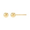 Silpada 'Having a Ball 5 mm Stud Earrings' in Gold-Plated Sterling Silver - 2 of 4