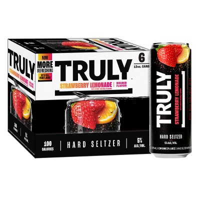 Truly Wild Berry Hard Seltzer - 6pk/12 fl oz Slim Cans