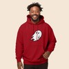 Dalix Giant Ghost Embroidered Hoodie Soft Fleece Hood Sweatshirt Mens - 2 of 4