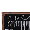 Northlight 14" Holiday Inspired Framed "Happy Thanksgiving" Chalkboard Wall Art - 2 of 4