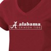 NCAA Alabama Crimson Tide Women's Core V-Neck T-Shirt - image 3 of 3