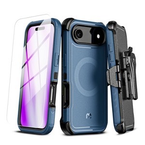 MyBat Pro Maverick Series MagSafe Case w/ Holster and Tempered Glass for Apple iPhone Air - 1 of 4