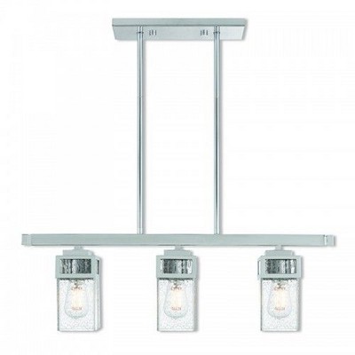 Livex Lighting Harding 3 - Light Chandelier in  Polished Chrome