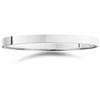 Pompeii3 950 Platinum 2mm Flat Comfort Fit Wedding Band Ring - 3 of 4