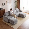 EROMMY 6 - Piece Modular Sectional Couch, Modular Couches and Sofas Sectional with Storage for Living Room - 3 of 4