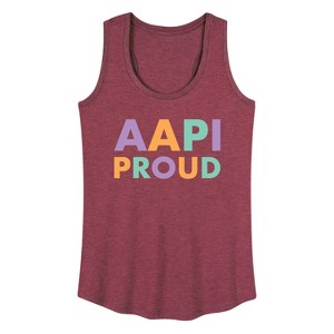 Women's - Instant Message - AAPI Proud Graphic Racerback Tank - 1 of 4