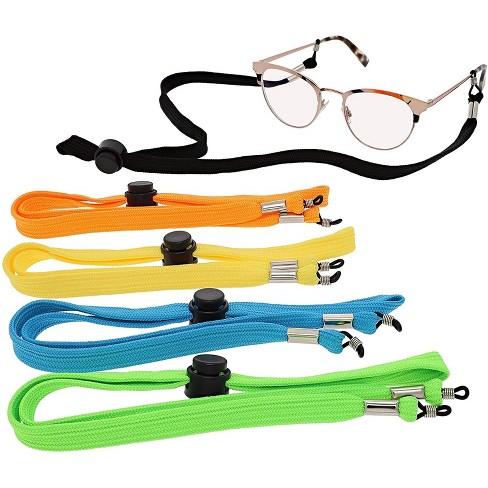 Vintage Glasses Chain Holder Non-Slip Beaded Eyeglass Chain, Size: One size, Black