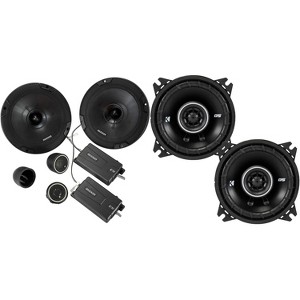 Kicker 46CSS674 CS-Series CSS67 6.75-Inch (165mm) Component System with .75-inch tweeters w/ 43DSC404 4" Coaxial Bundle - 1 of 4