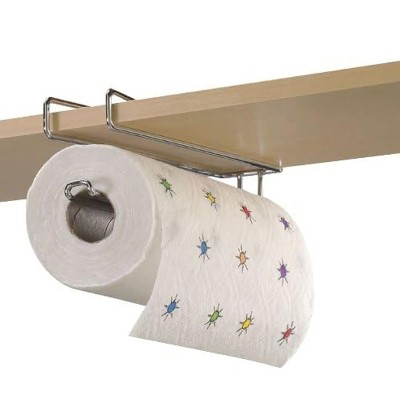 Chrome Undershelf Paper Towel Holder, 12.5-inch