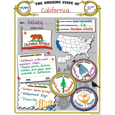 Teacher Created Resources Amazing State Poster Pack, 32 Sheets