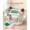 Kids Activity Table Set,Building Blocks Double-Sided Tabletop for Kids 3+ Years - 2 of 4