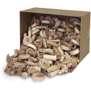 Creativity Street Assorted Wood Pieces and Shapes, 18 Pounds - 1 of 2