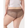 Agnes Orinda Women's Soft Semi-sheer High Waisted Floral Lace Underwear 3 Pcs - 2 of 4