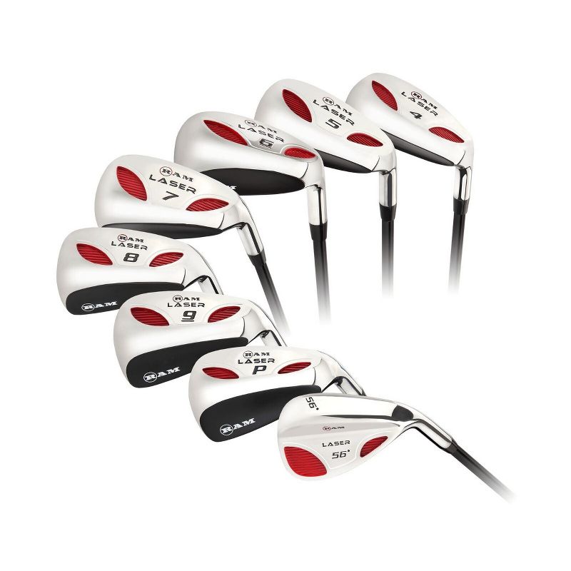 Ram Golf Laser Hybrid Irons Set 4-SW (8 Clubs) - Mens Left Hand, 1 of 8